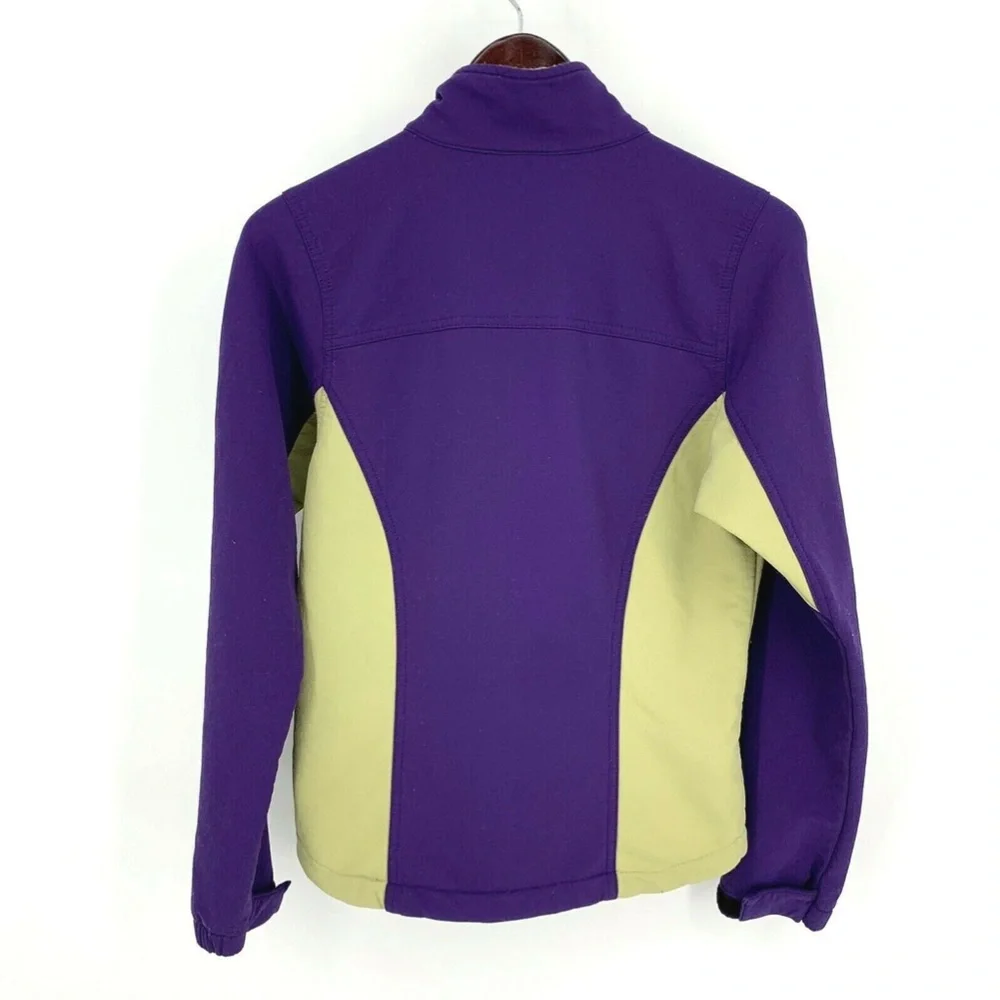 Ladies IBEX Cirque Size Small Purple Zip Jacket Schoeller Wool‎ Blend USA Made - Picture 10 of 11